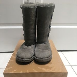 Kids UGG Bailey Button Triplet Boots